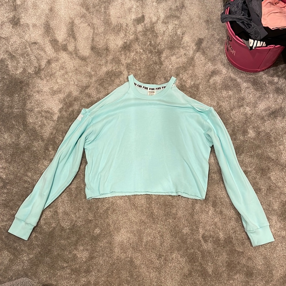 Open Shoulder Sweatshirt